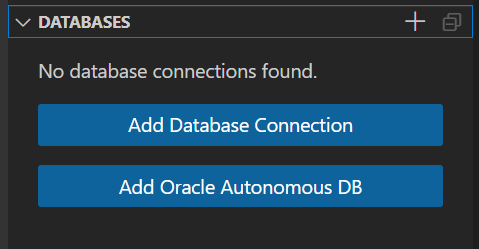 DATABASES Actions