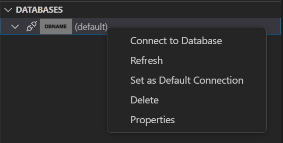 Connect to Database