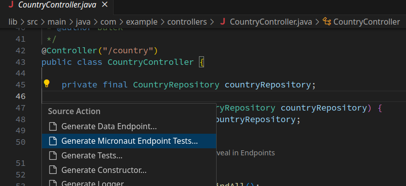 Create Tests for Micronaut Controller Endpoints