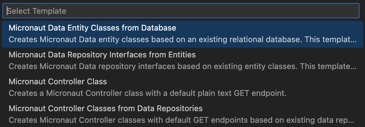 Reading reading tables from a database