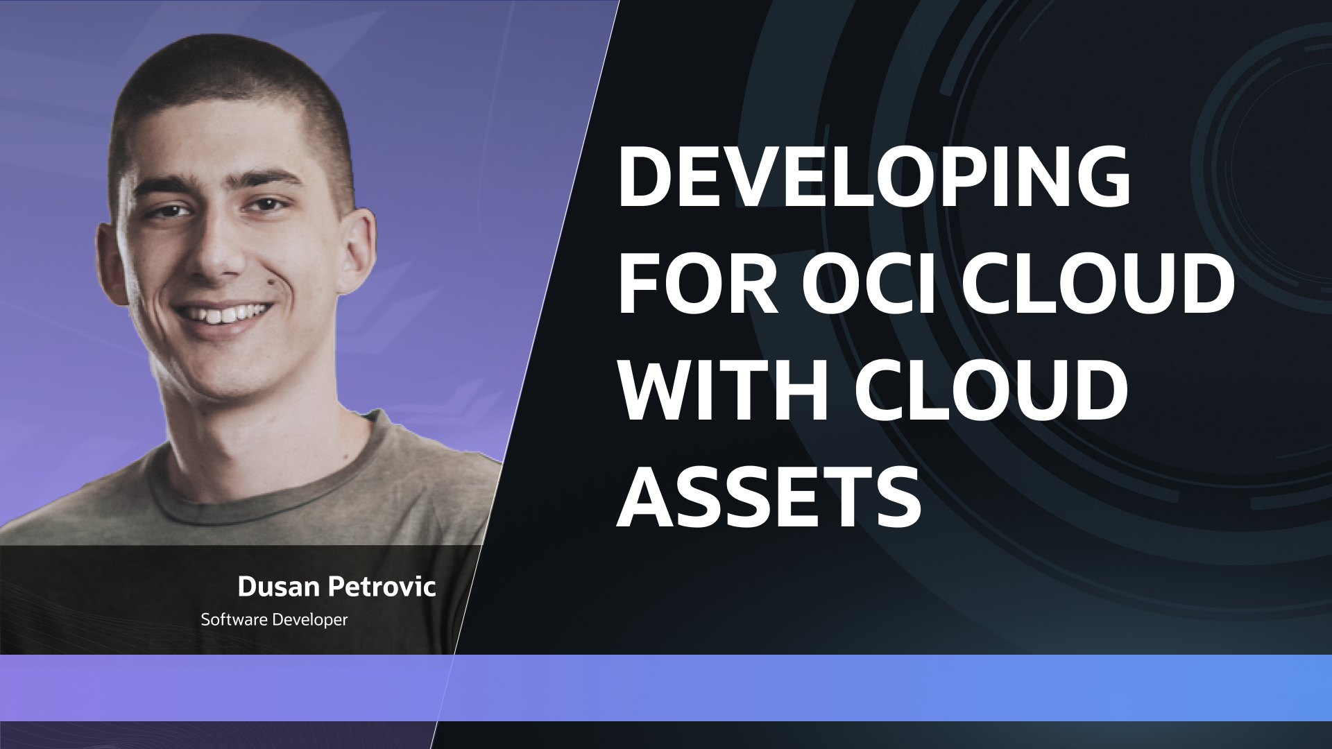Developing for OCI Cloud with Cloud Assets